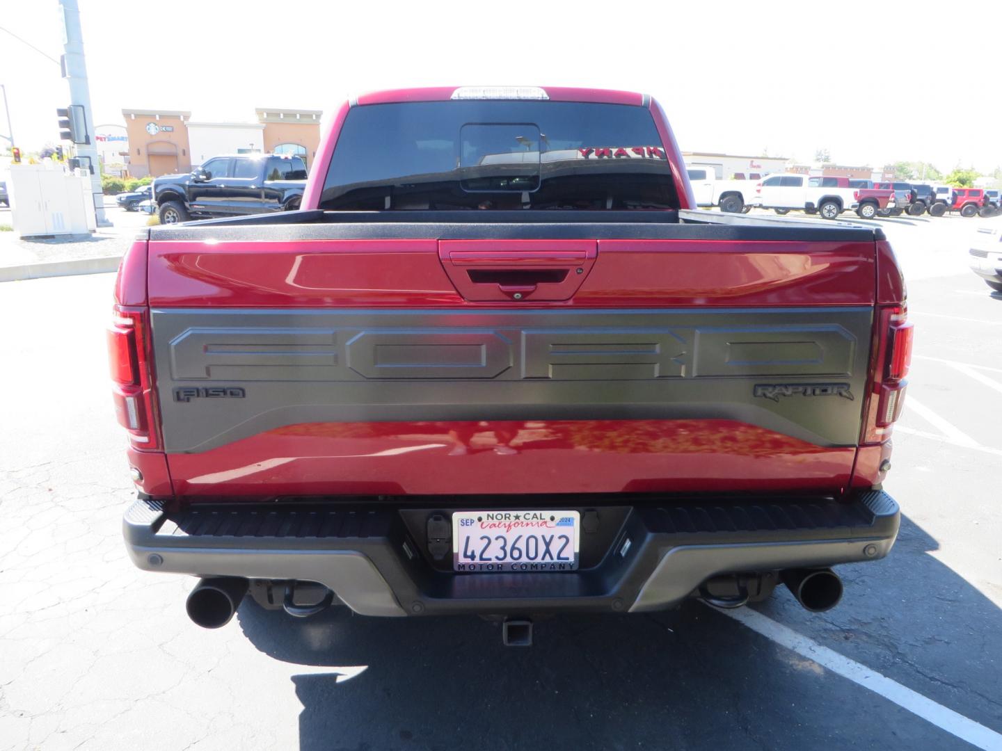 2018 MAROON /BLACK Ford F-150 Raptor SuperCrew 4WD (1FTFW1RG0JF) with an 3.5L engine, automatic transmission, located at 2630 Grass Valley Highway, Auburn, CA, 95603, (530) 508-5100, 38.937893, -121.095482 - Clean Raptor featuring a set of Eibach front springs, 37" BFG KO2 tires, and led fog lights. - Photo#5